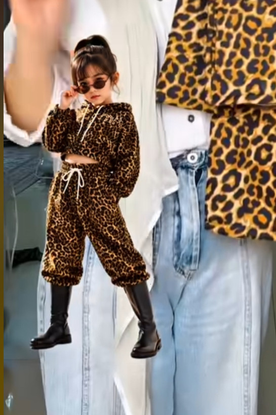 ست سوييشرت و شلوار سوييت خارجي بگ پلنگي